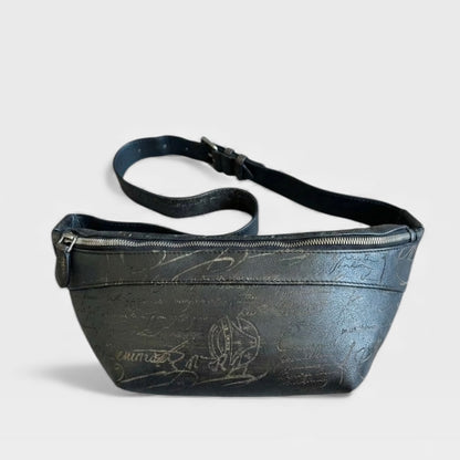 BERLUTI ベルルッティ カリグラフィ スクリット レザー ボディバッグ
